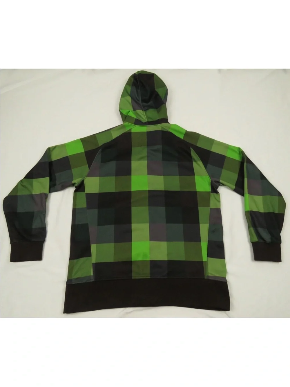 The North Face Apex Cryptic Plaid Dunmoran Hooded Full Zip Jacket L